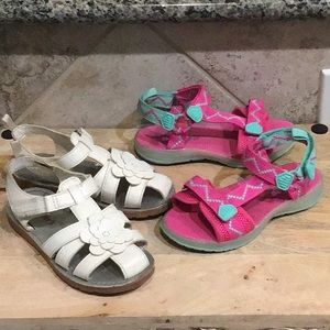 CARTER’S Girls Sandals (2 Pairs) Sz 11